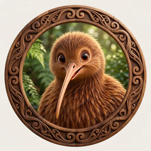Retrato de Kiki el Kiwi
